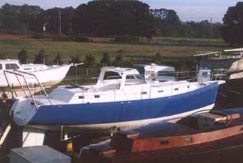 Radford 415 steel cruising yacht 